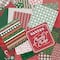 6" x 6" Peppermint Plaid Double-Sided Paper Pad, 24 Sheets by Recollections™